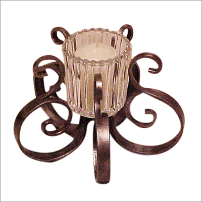 Iron Candle Holder
