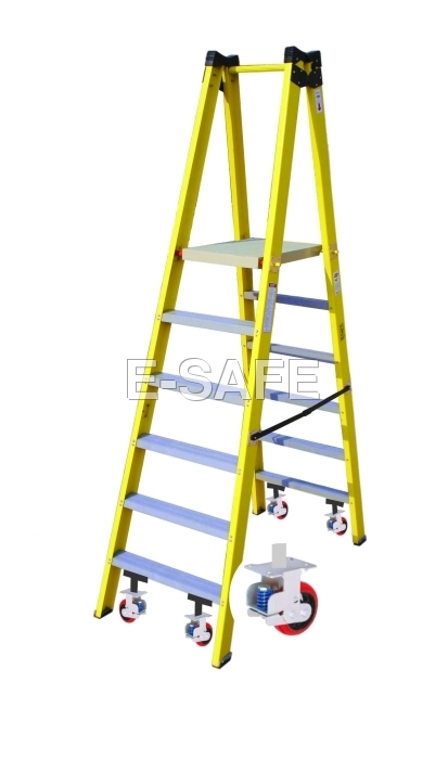 Double Side Platform Step Ladder By E-SAFE ENTERPRISES