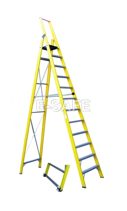 Single Side Platform Step Ladder By E-SAFE ENTERPRISES