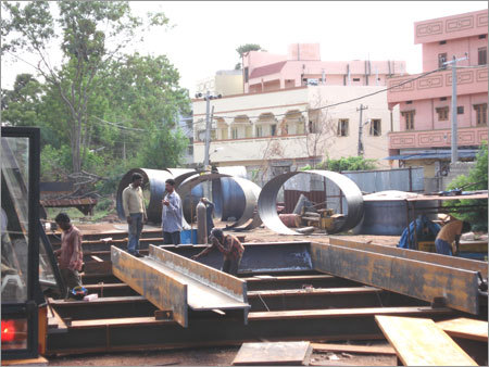 Heavy Machinery Base Frame Fabrication