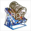 Open Flame Rock N Roll Rotational Moulding Machine