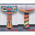 Multi Colour Wash Basin