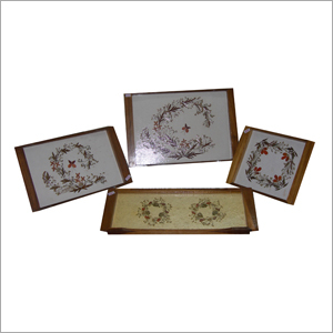 Floral Serving Tryes