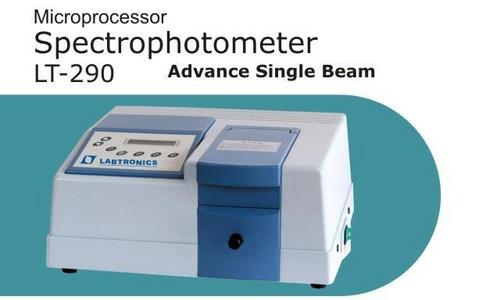 Microprocessor spectrophotometer