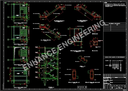 GA & RC Stair Case design service
