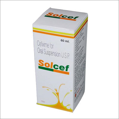 Solcef Suspension Cefixime for Oral Suspension U.S.P