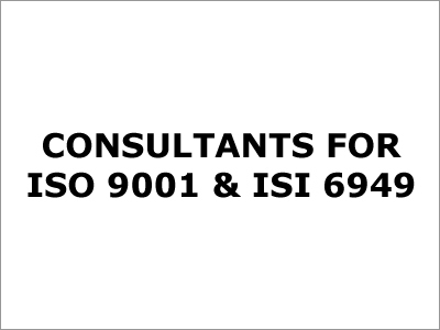 Consultants For ISO 9001 & ISI 6949