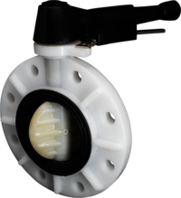 Pp Butterfly Valve Flange End Application: Industrial
