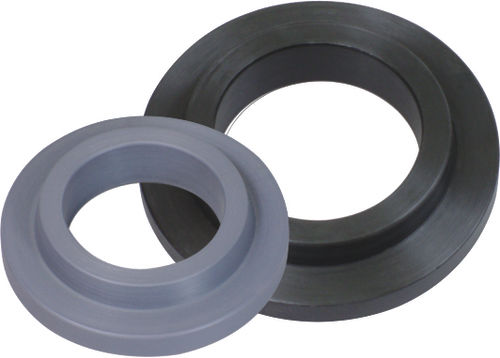 Black & Gray Pp And Hdpe Short Neck Pipe End