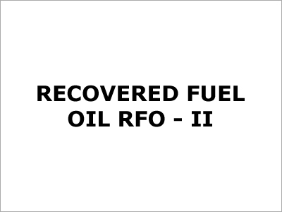 Recovered Fuel Oil RFO
