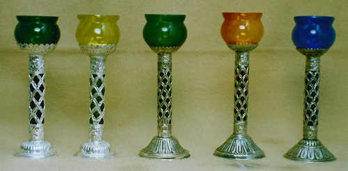Candle Stand With Metal Fitting