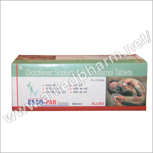 Diclofenac Sodium & Paracetamol Tablets