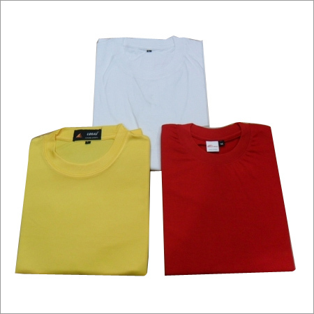 Round Neck Cotton T-Shirts By GOLDWAY CAP HOUSE