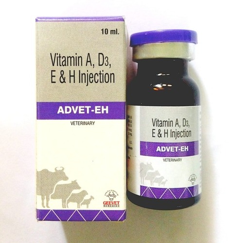 Vitamin A D3 and E with biotin Injection