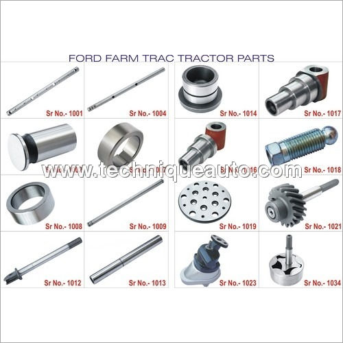 Silver And Brown Ford Tractor Hydraulic Parts