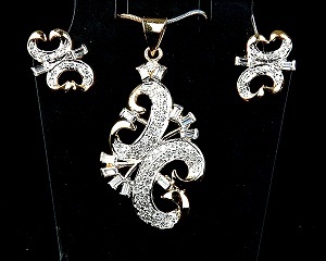 Artficial Diamond jewellery Set
