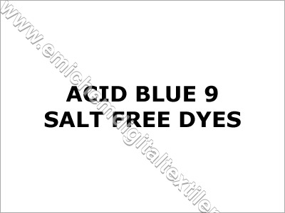 Acid Blue 9 Salt Free Dyes