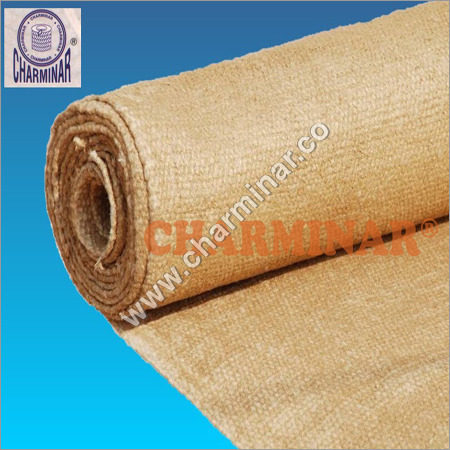 Vermiculite Coated Ceramic Cloth With S.S. Wire