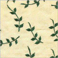 Organza With Zig Embroidery