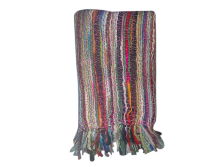 Knitted Multistripes Scarf