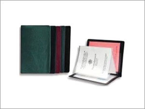 Leather Business Card Holder - Goat & Sheep Leather, 9.5 x 11 x 1.5 cm, Dark Green | Convenient Size, Durable, Gift Boxed, Professional Look, Secure Storage