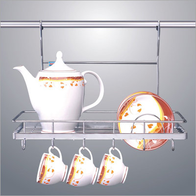 SS Premium Cup & Saucer Holder