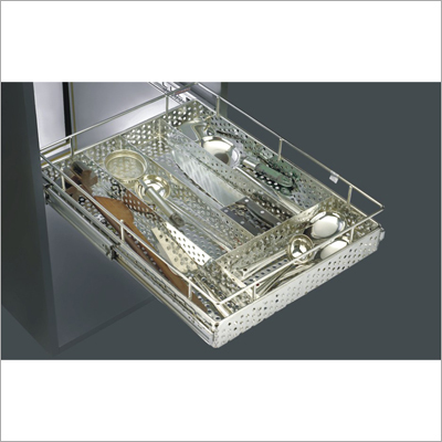 SS Perforated Cutlery Basket