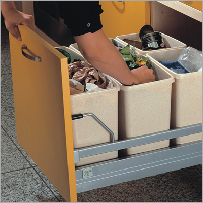 Kitchen Rack with Bin