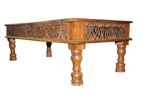 Antique Reproduction Wooden Bed
