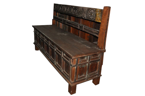 Antique Reproduction Wooden Sofa