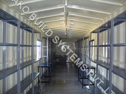 Prefab Bare Container Interiors