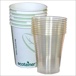 Disposable Plastic Glasses - 12oz Clear Lightweight and Stackable Durable Leak-proof Design