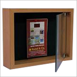 Pin Board With Glass Enclosure