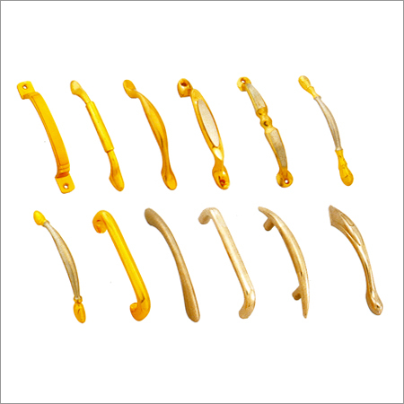 Brass & White Metal Cabinet Handles