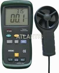 Handheld Digital Anemometer - Color: Black