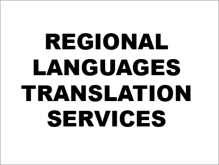 Regional Languages Translation service