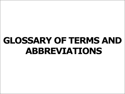 Glossary Terms and Abbreviations