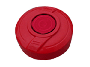 Hooter - ABS Plastic 100mm Red 110dB Fire Alarm | Loud Alarm Multiple Tones Easy Install Durable Design 12V DC