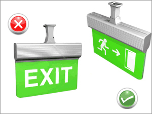 Exit Signs Trans