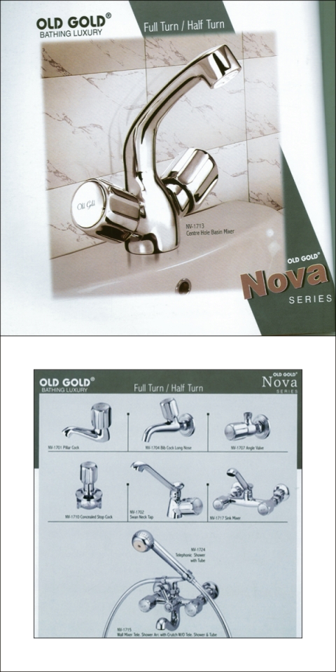 Centre Hole Basin Mixer (Nova Series)