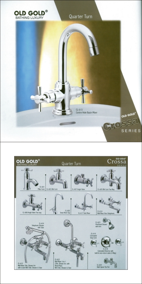 Centre Hole Basin Mixer (Crossa Series)