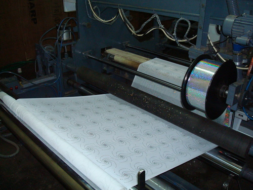 Hot Spangle Fixing Punching Machinery