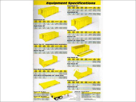 Cargo Equipment Specification