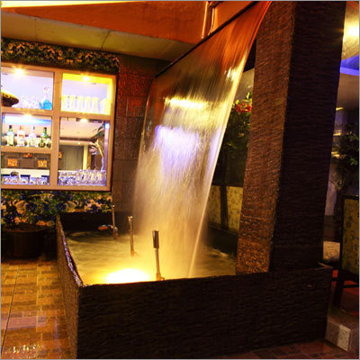 Water Sheet - Sheet Metal, Variable Dimensions, LED Lighting | Water Feature, Easy Installation, Durable, Modern Design
