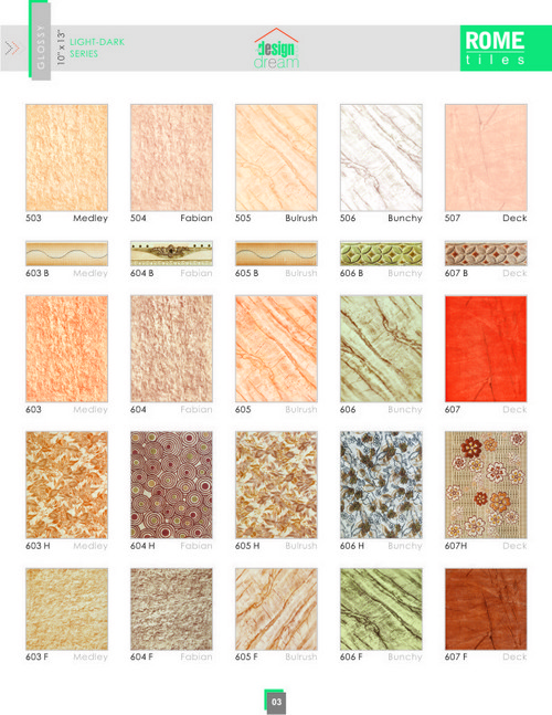 Light Dark Series Ceramic Wall Tile