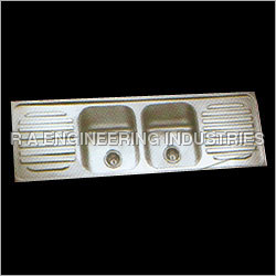 Double Bowl Double Drain Sink