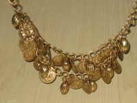 Brass Coin Necklace