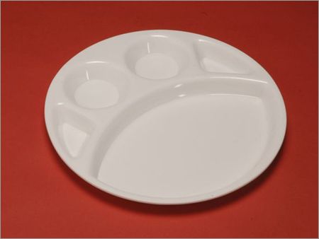 Acrylic Five Portion Plate