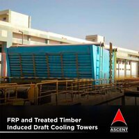Frp And Treated Timber Induced Draft Cooling Towers - Application: Power Plants