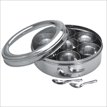 Spice Box Plain with See Thru Lid